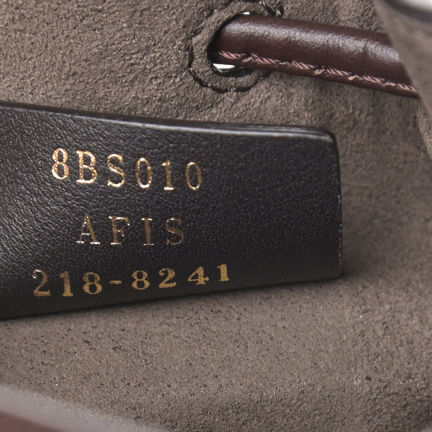 Fendi Suede Vitello King F is Fendi Micro FF Mini Mon Tresor Bucket Bag Sigaro Marrone Ebano 7 of 9