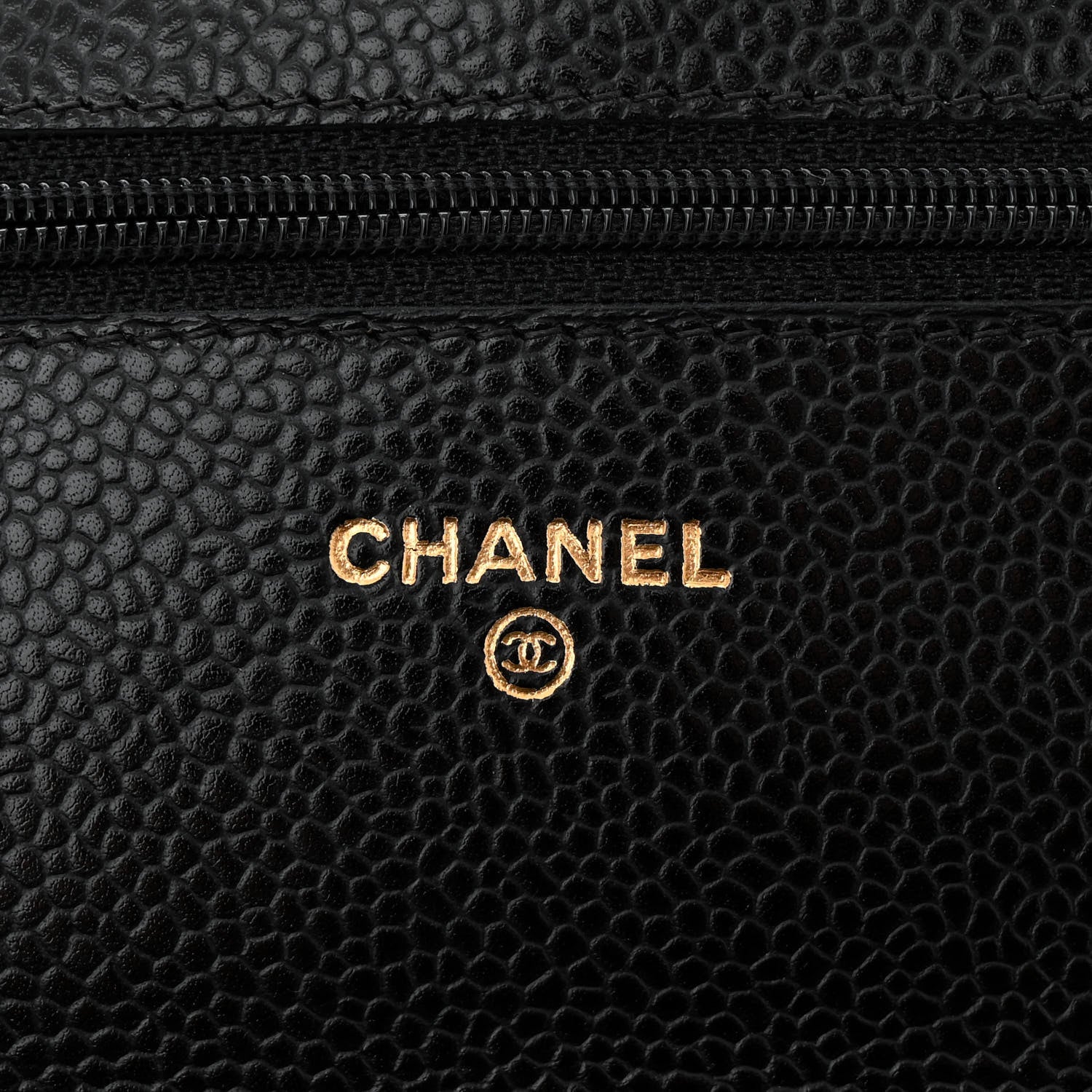 Chanel Caviar Quilted Wallet on Chain WOC Black 6 of 11