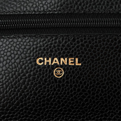 Chanel Caviar Quilted Wallet on Chain WOC Black 6 of 11