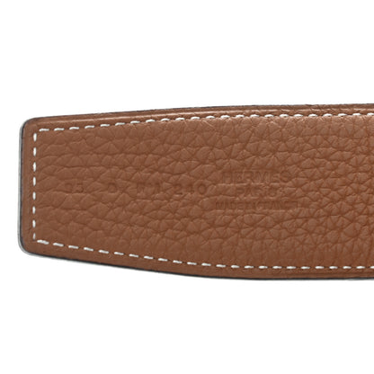 Hermes Box Togo 42mm Constance 2 Belt 95 Black Gold 5 of 8