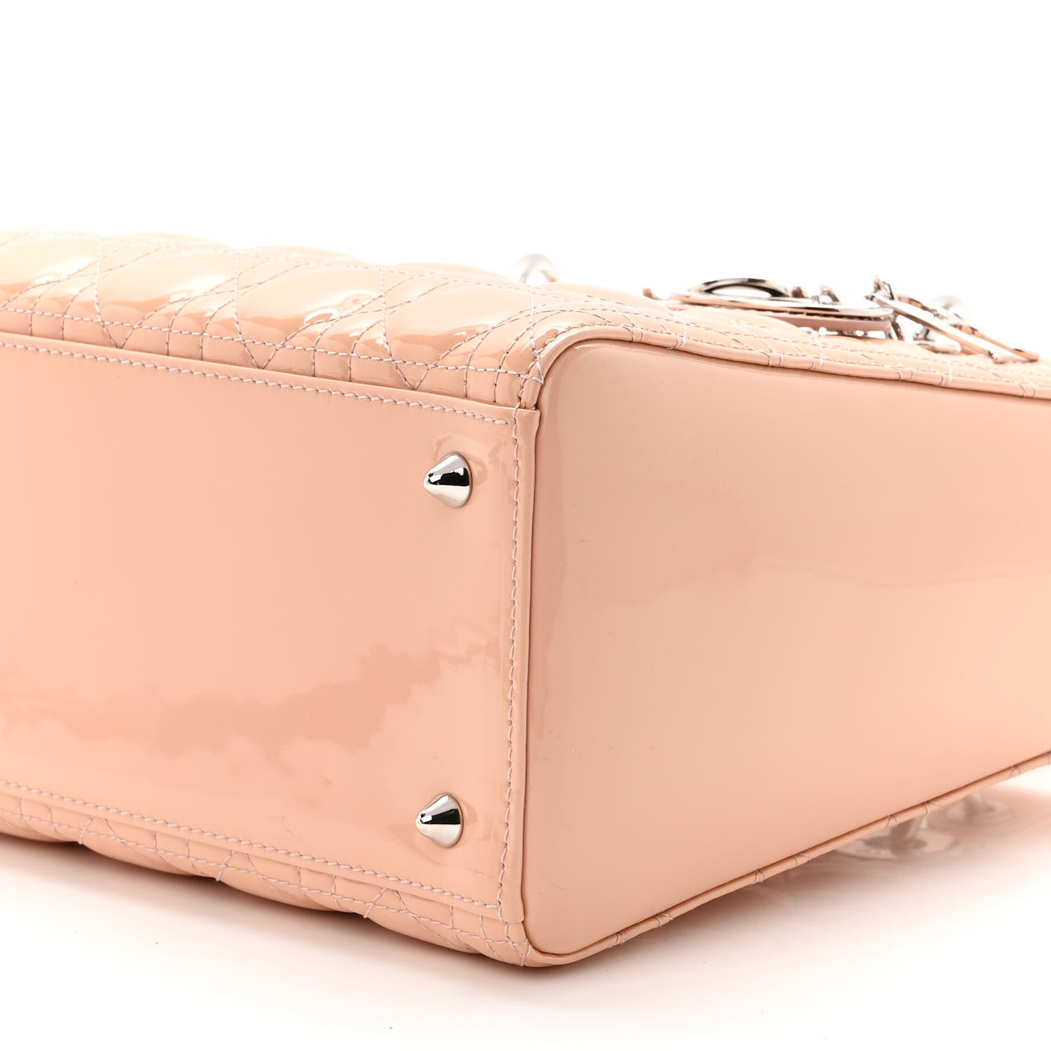 Christian Dior Patent Cannage Medium Lady Dior Pink 8 of 8