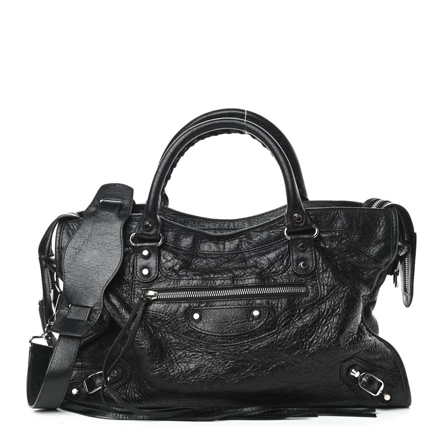 Balenciaga Agneau Classic Silver Hardware City Black 1 of 11