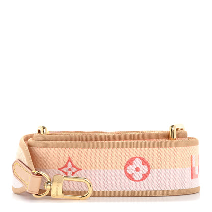 Louis Vuitton Jacquard Speedy Bandouliere 20 Shoulder Strap Pink Orange 1 of 8
