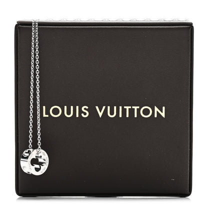 Louis Vuitton 18K White Gold Empreinte Pendant Necklace 5 of 5