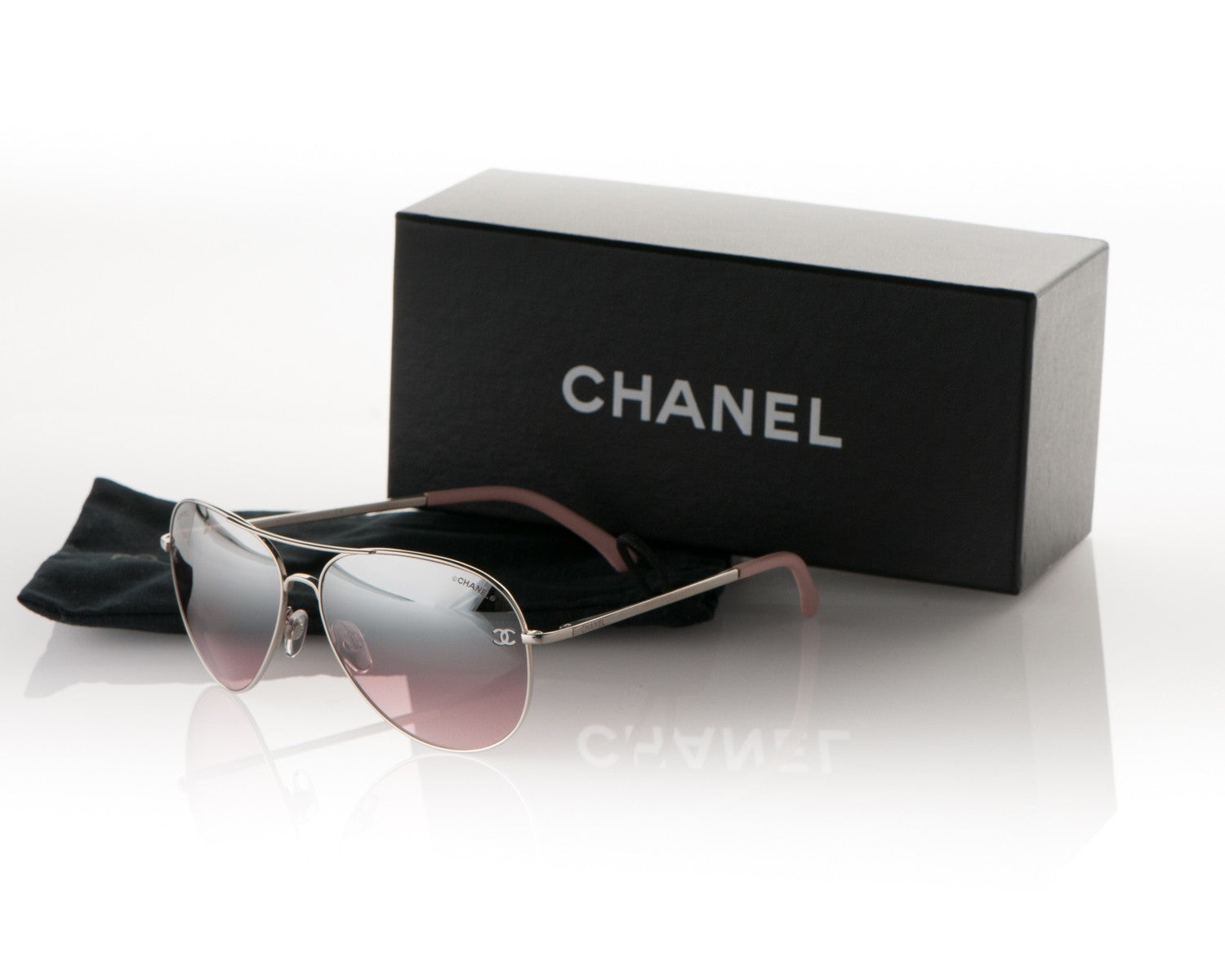 Chanel CC Aviator Sunglasses 4189-T-Q Pink 10 of 10