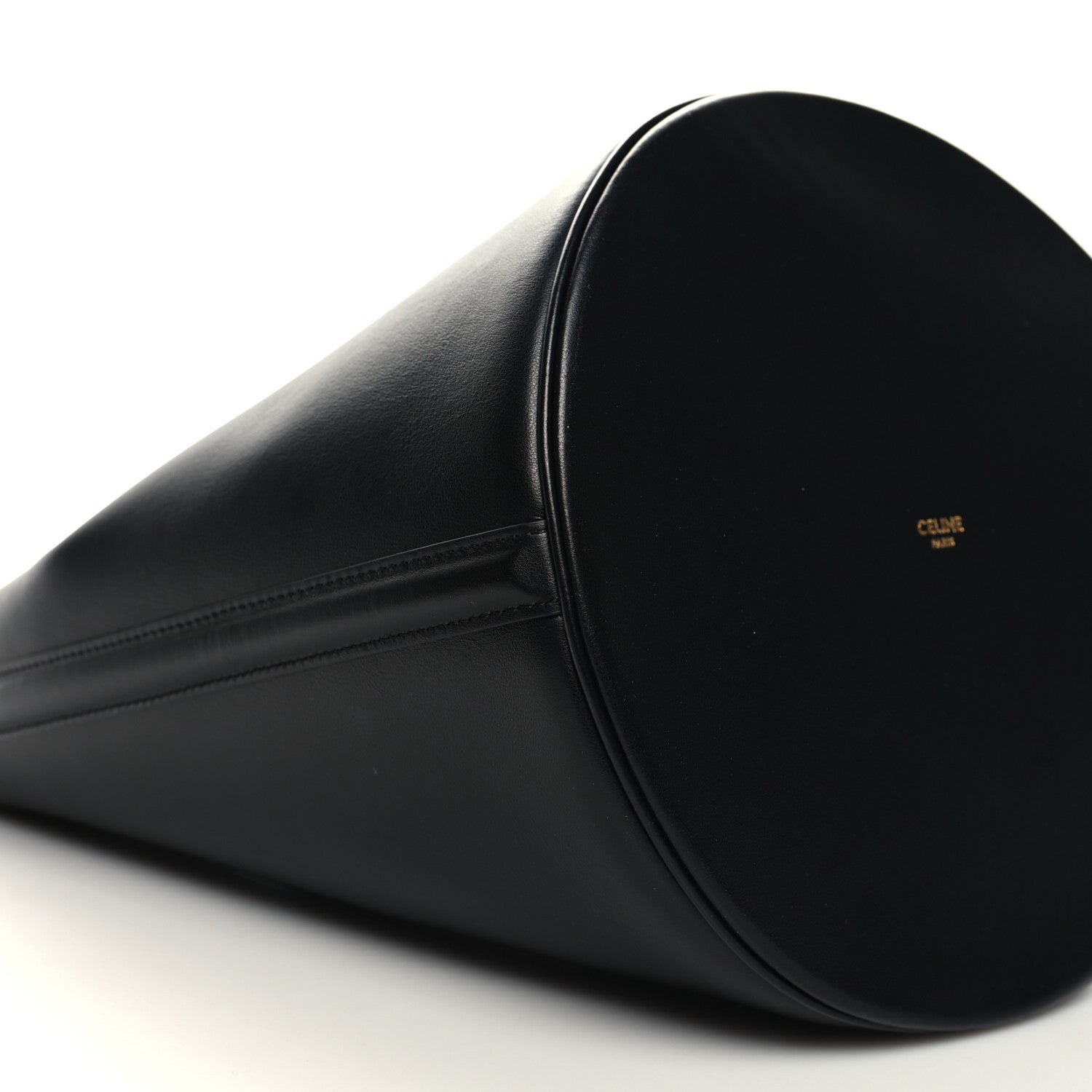 Celine Smooth Calfskin Bucket 16 Bag Black 11 of 13