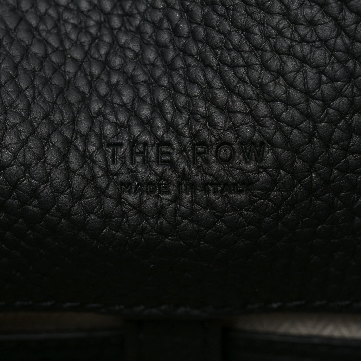 The Row Matte Grained Calfskin Soft Margaux 15 Black 6 of 9