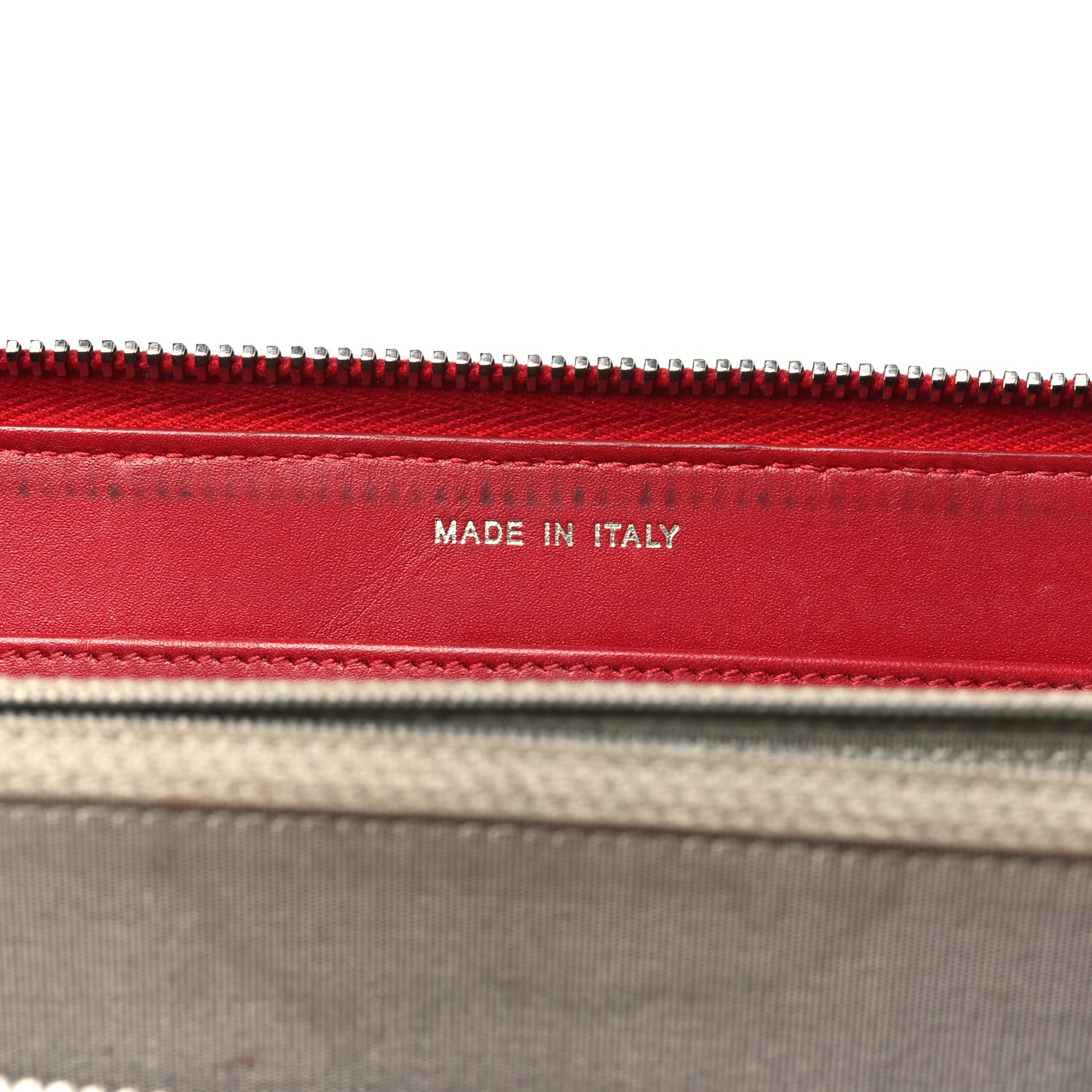 Chanel Patent Quilted Brilliant Zip Around Wallet Red 7 of 15