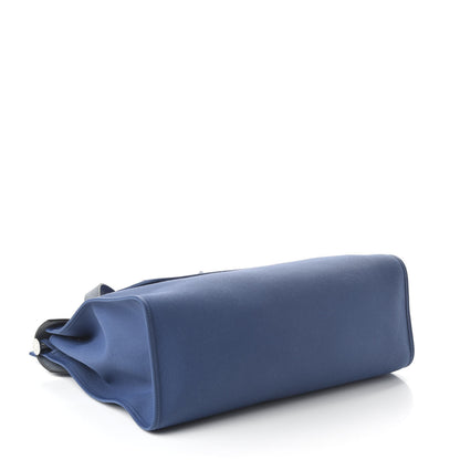 Hermes Toile Vache Hunter Herbag Zip 39 MM Bleu Brighton Bleu Saphir 4 of 10