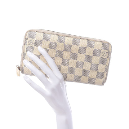 Louis Vuitton Damier Azur Zippy Wallet 2 of 9