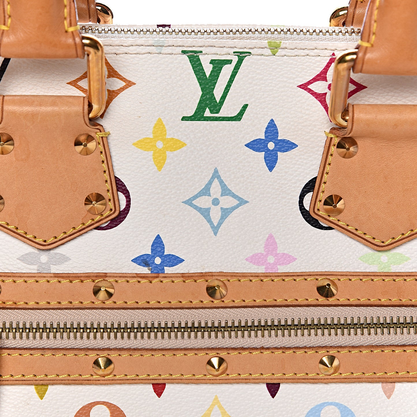 Monogram Multicolor Alma White