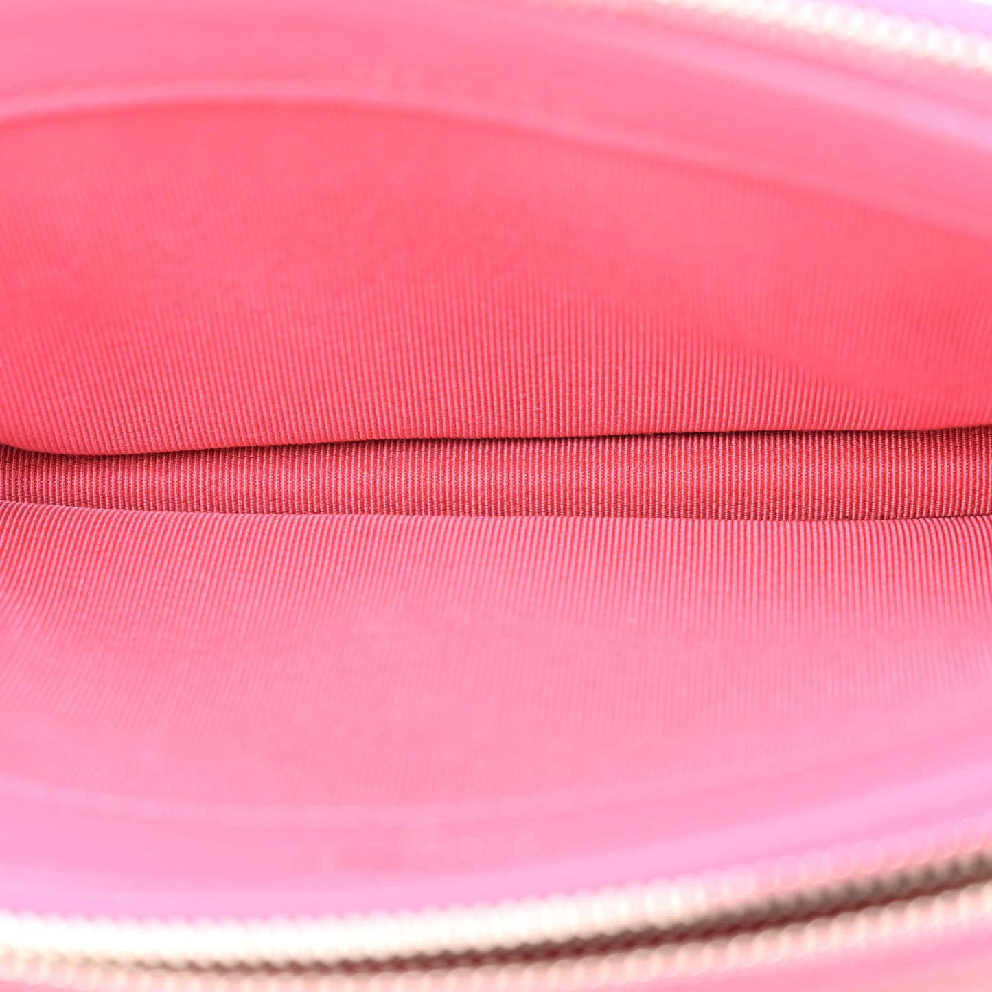 Lambskin Quilted Small Clutch With Chain Pink