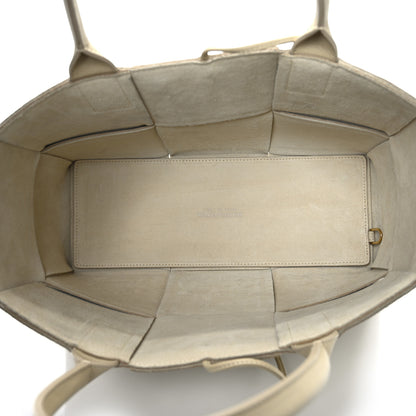 Bottega Veneta Grained Calfskin Intrecciato Medium Arco Tote Porridge 6 of 13