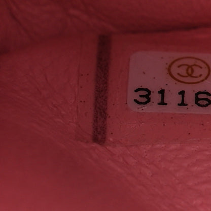 Chanel Caviar Chevron Quilted Small Double Flap Pink 7 of 11