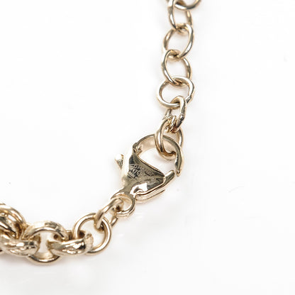 Chanel Crystal Pearl CC Necklace Gold 4 of 4
