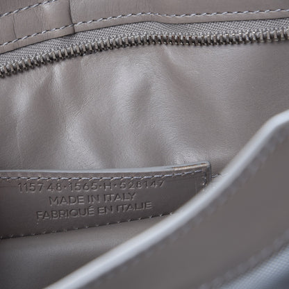 Balenciaga Technical Mesh Vegetable Calfskin Classic Silver Hardware City Gris Ardoise Gris Pyrite 7 of 14