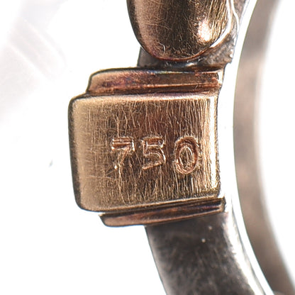 Hermes Sterling Silver 18K Yellow Gold Belt Buckle Ring 53 6.25 4 of 5