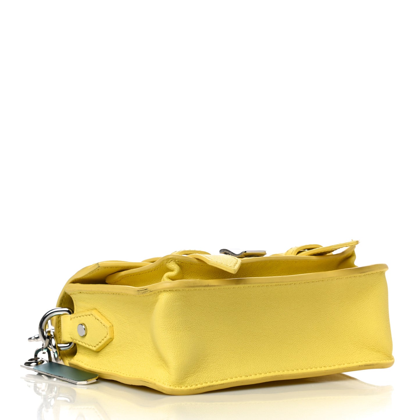 Lambskin Micro PS1 Satchel Canary Yellow