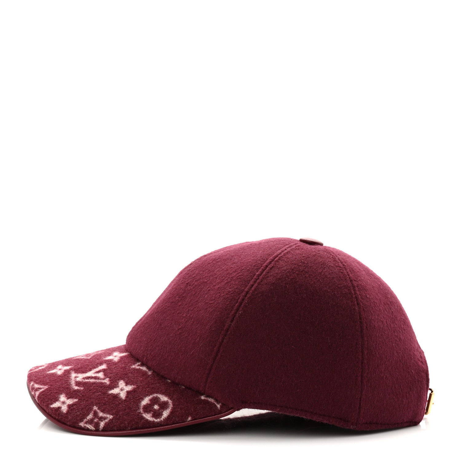 Louis Vuitton Wool Silk Monogram Endless Cap L Bordeaux 4 of 8