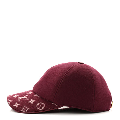 Louis Vuitton Wool Silk Monogram Endless Cap L Bordeaux 4 of 8