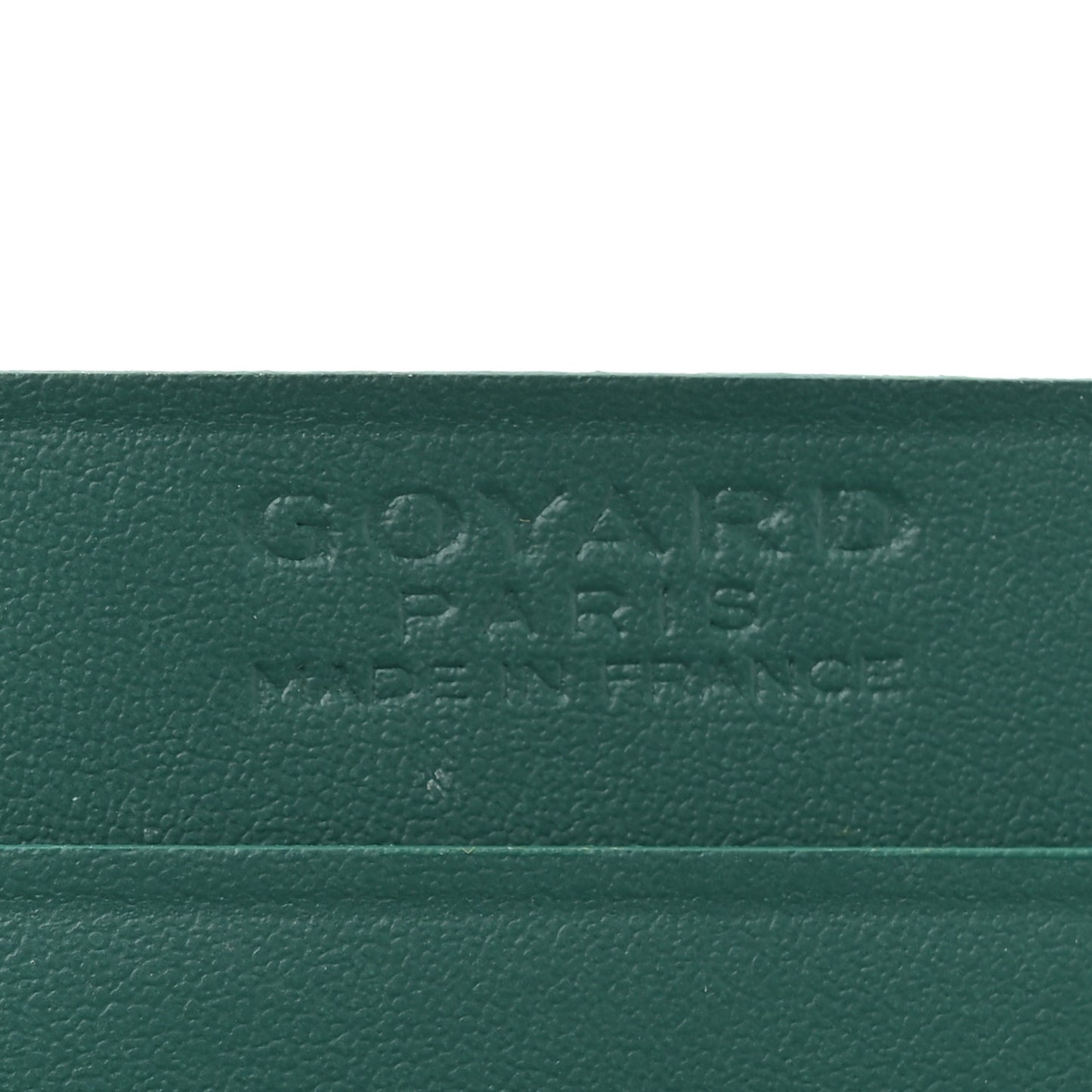 Goyardine Saint Sulpice Card Holder Green