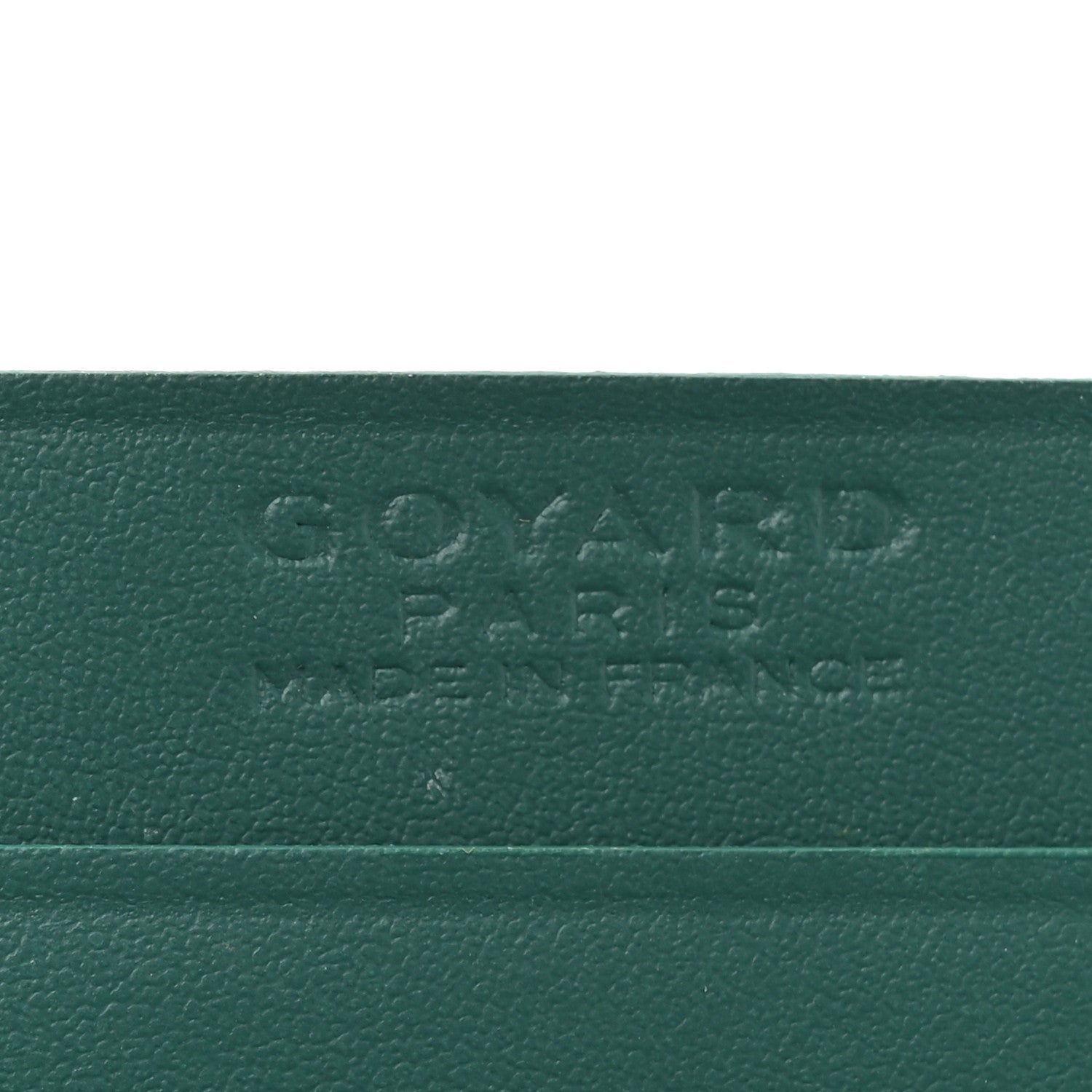 Goyard Goyardine Saint Sulpice Card Holder Green 6 of 7
