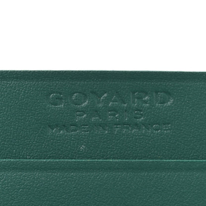 Goyard Goyardine Saint Sulpice Card Holder Green 6 of 7