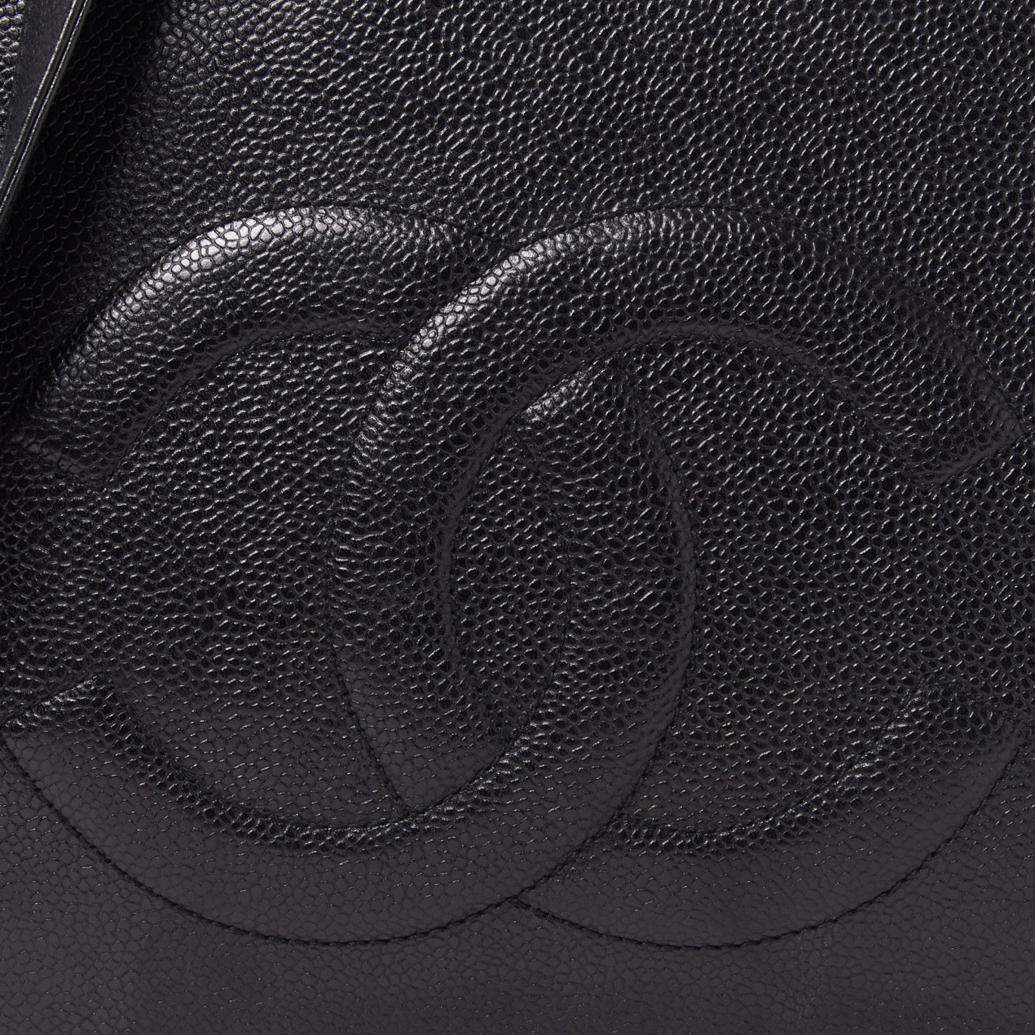 Chanel Caviar CC Shoulder Bag Black 2 of 8