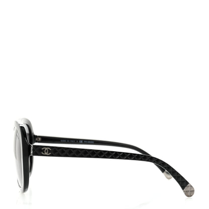 Chanel Acetate Quilted CC Polarized Sunglasses 5328 Black 2 of 10