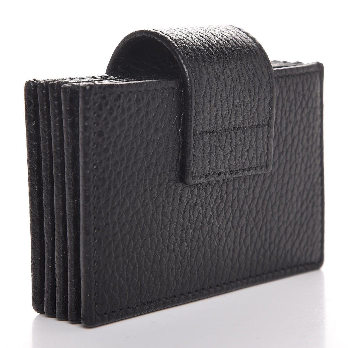 Dollar Calfskin GG Marmont Card Case Black