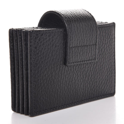Gucci Dollar Calfskin GG Marmont Card Case Black 3 of 6