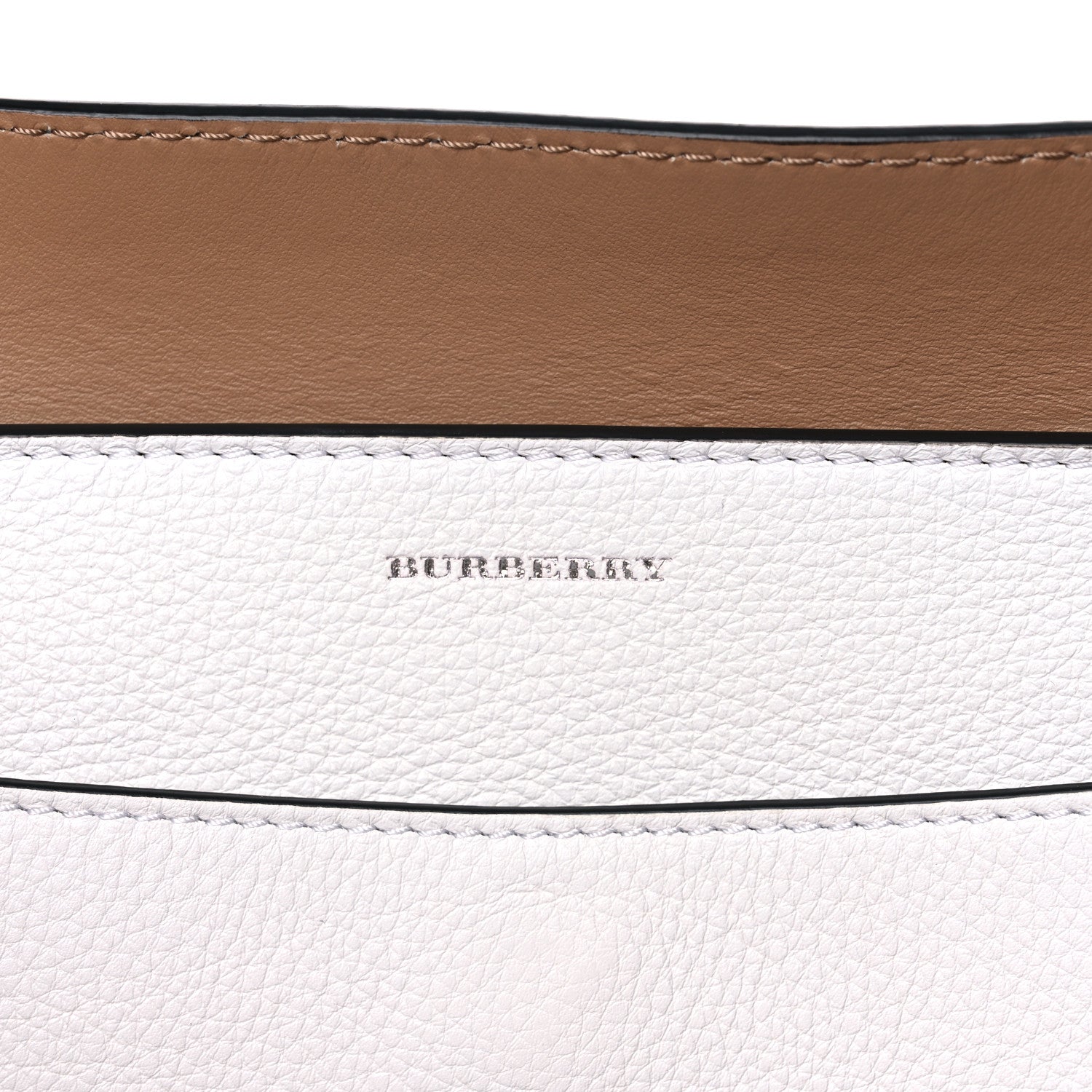 Burberry Soft Grain Calfskin Medium Belt Bag Light Camel Chalk White 6 of 10