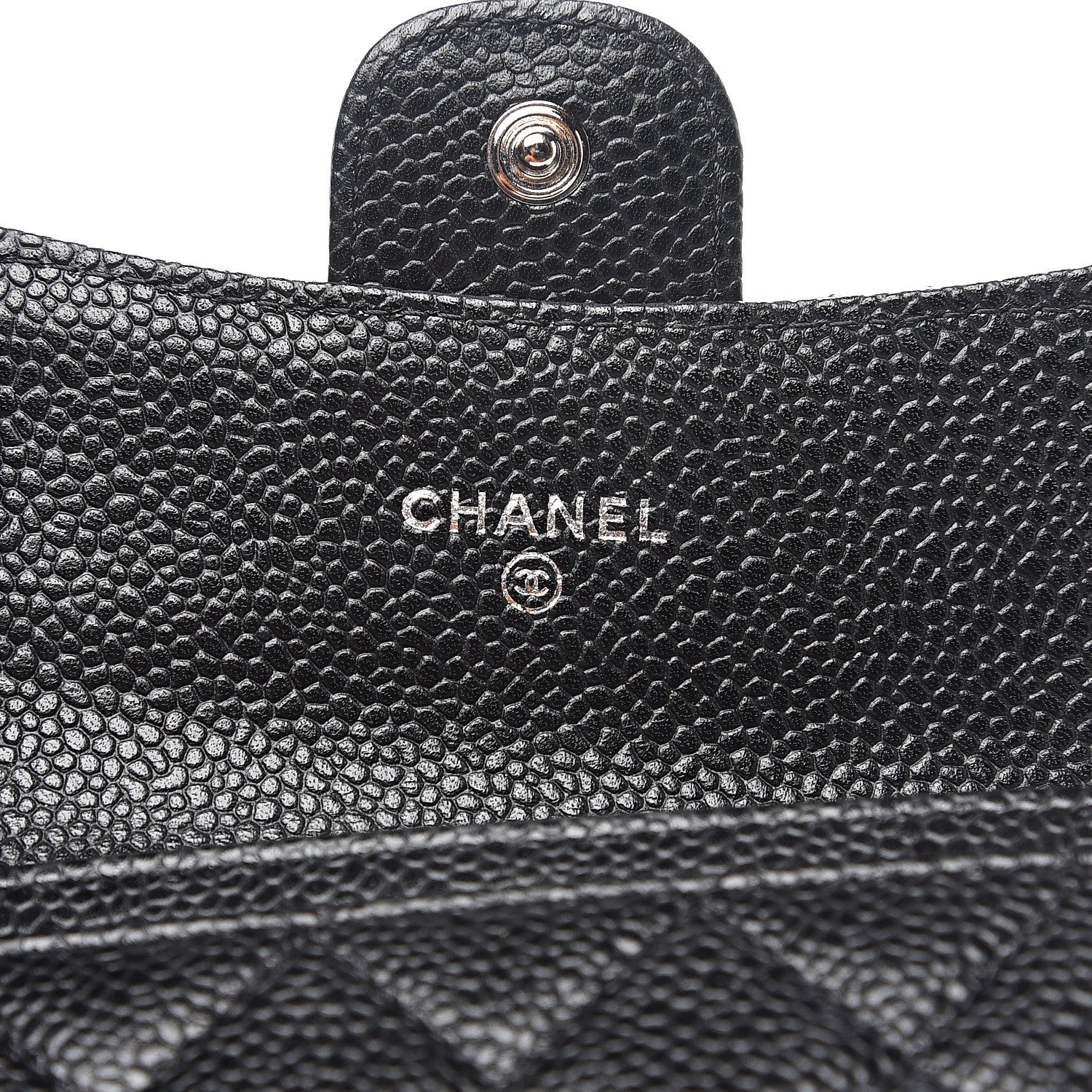 Chanel Caviar Quilted Flap Card Holder Black 5 of 8