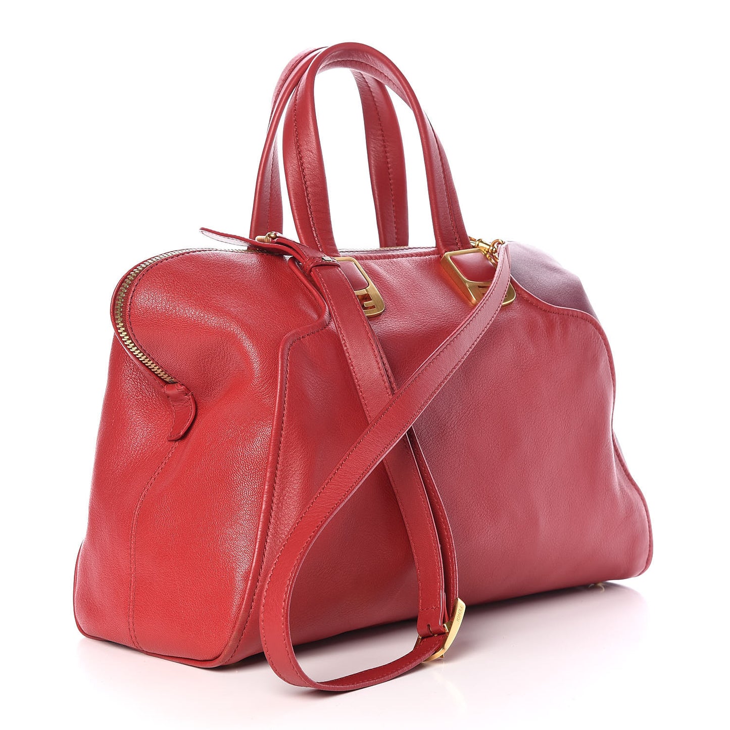 Vitello Capra Alabama Colorblock Large Chameleon Tote Ciliegia Bordeaux Ruby