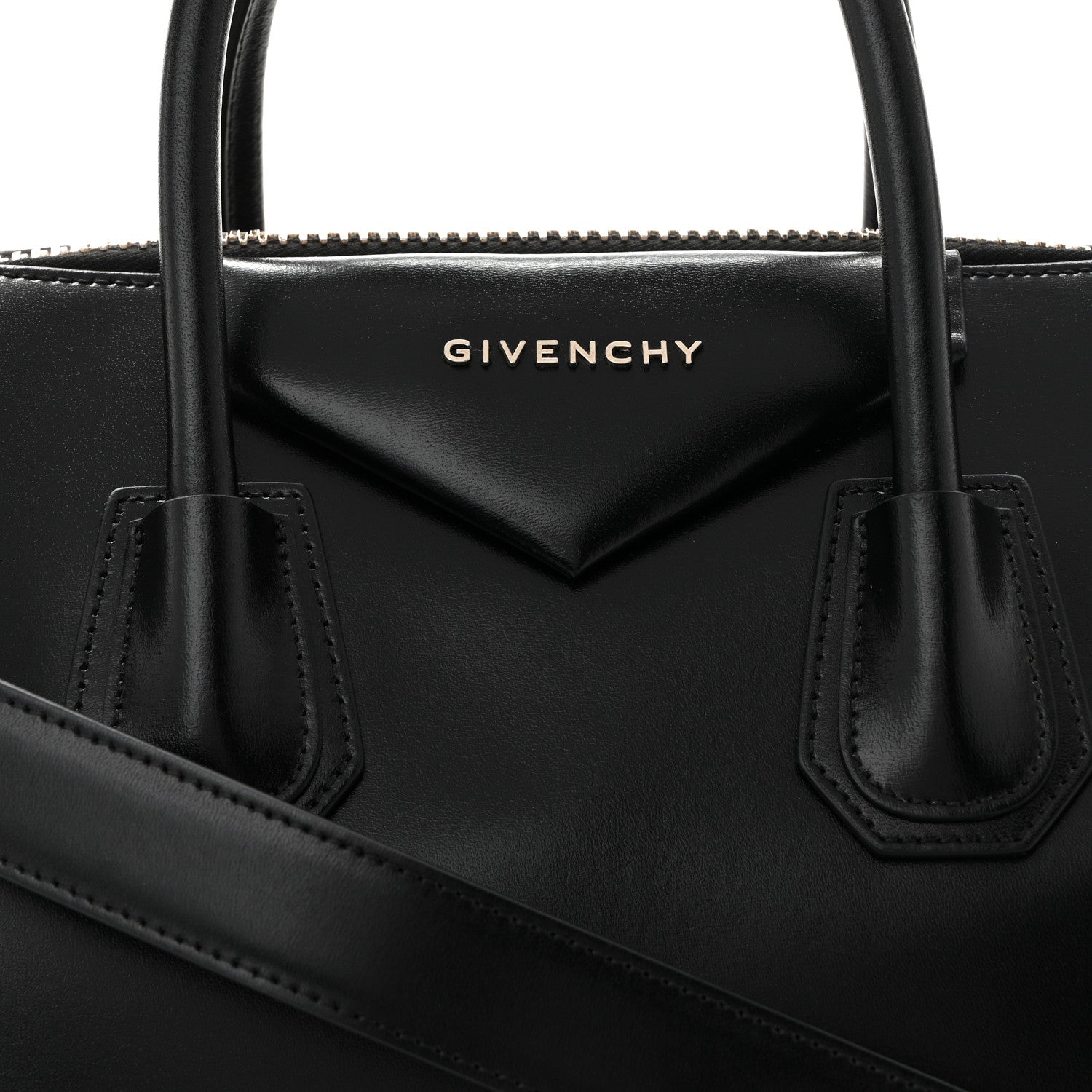 Givenchy Shiny Lord Calfskin Medium Antigona Black 8 of 10