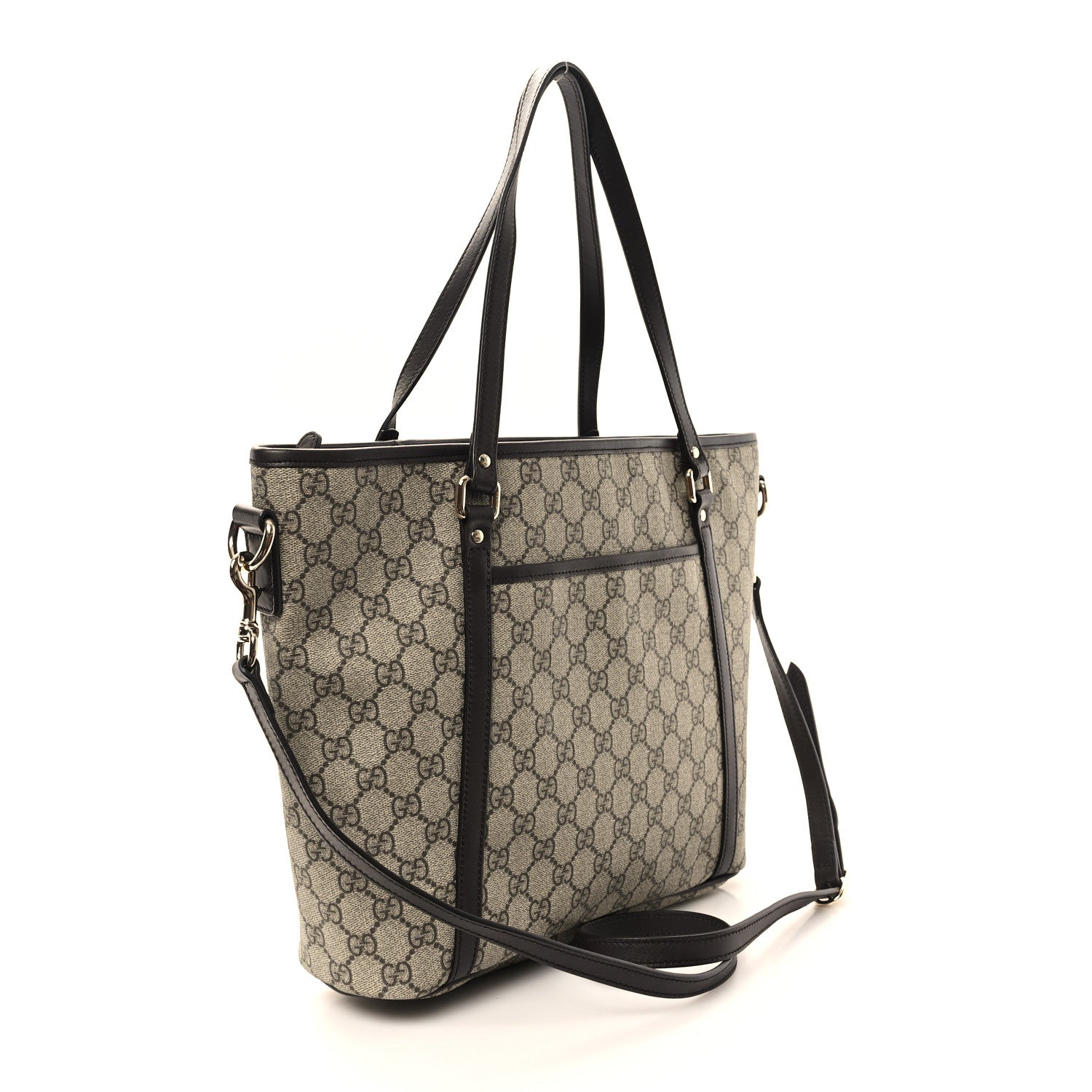 Gucci GG Supreme Monogram Medium Joy Tote Dark Brown 3 of 10