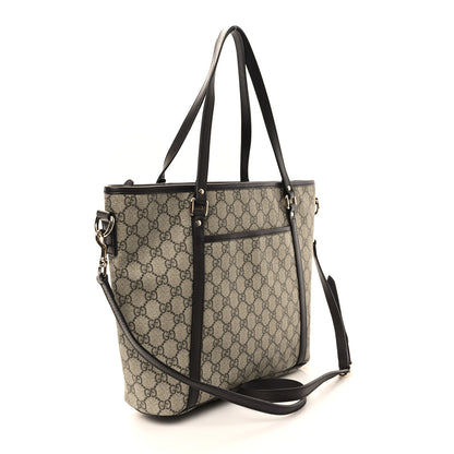 Gucci GG Supreme Monogram Medium Joy Tote Dark Brown 3 of 10