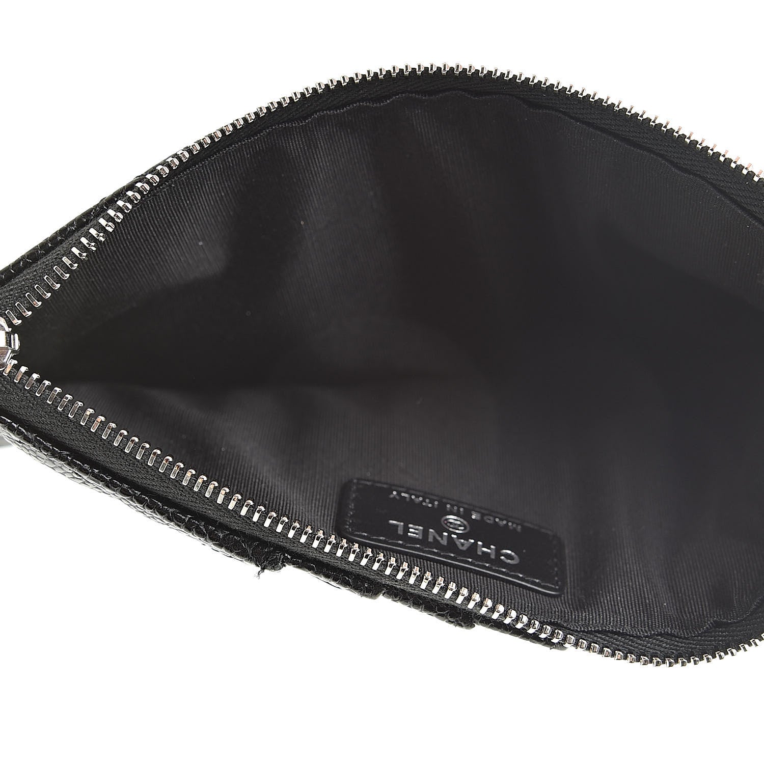 Chanel Caviar Quilted Classic Flat Wallet Pouch So Black 5 of 9