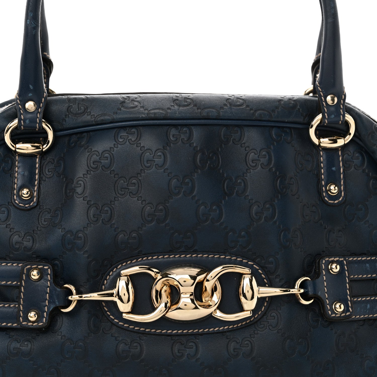 Gucci Guccissima Large Wave Boston Blue 8 of 17