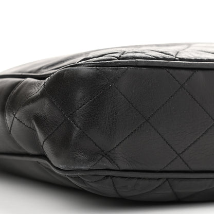 Chanel Lambskin Quilted Shopping Tote Black 5 of 18