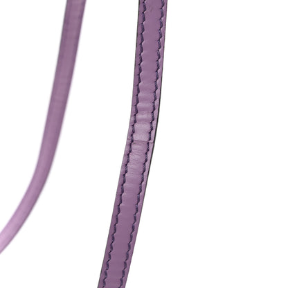 Fendi Vitello King Plexiglass Logo Embossed Mini Fendi Sunshine Shopper Tote Lavanda 12 of 12