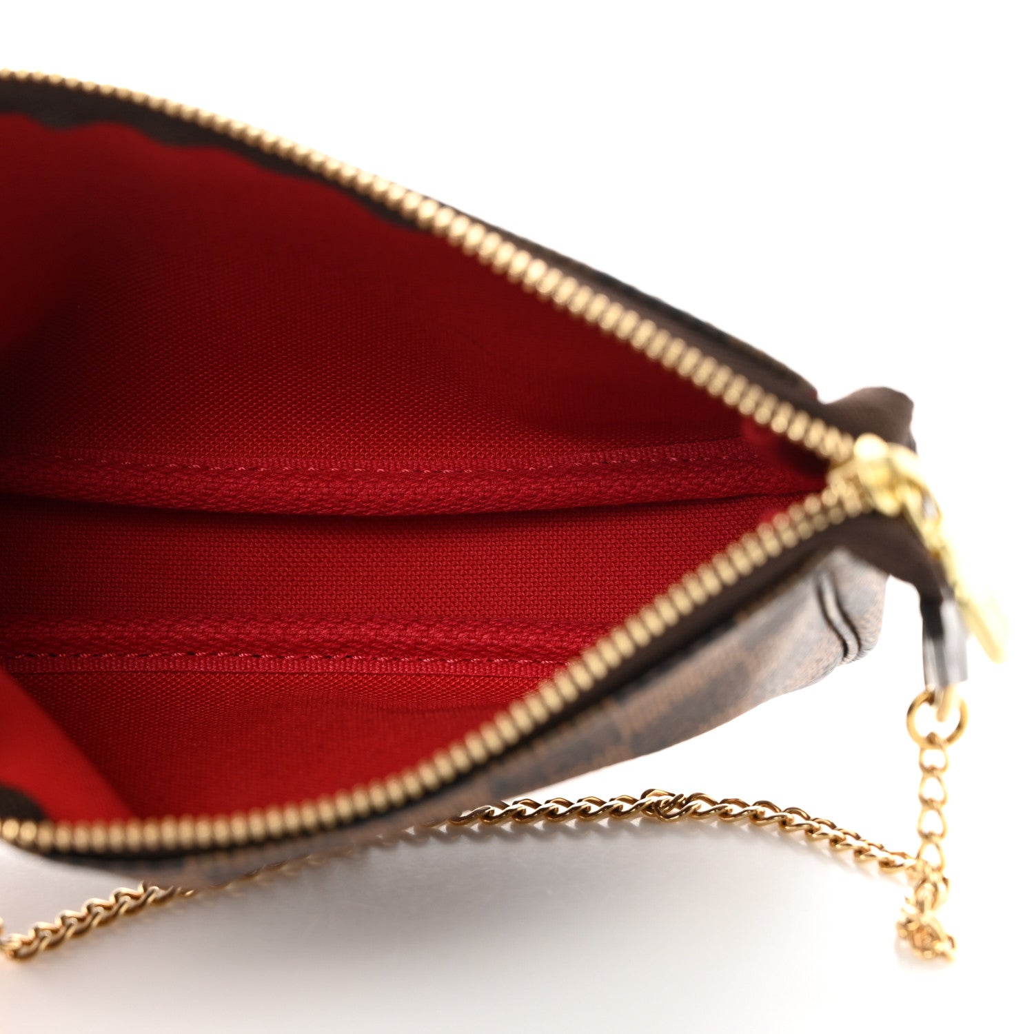 Louis Vuitton Damier Ebene Mini Pochette Accessories 5 of 8