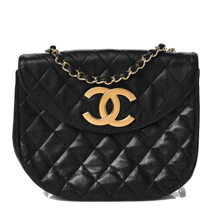 Chanel Lambskin Quilted Small Single Flap Black 1 of 12