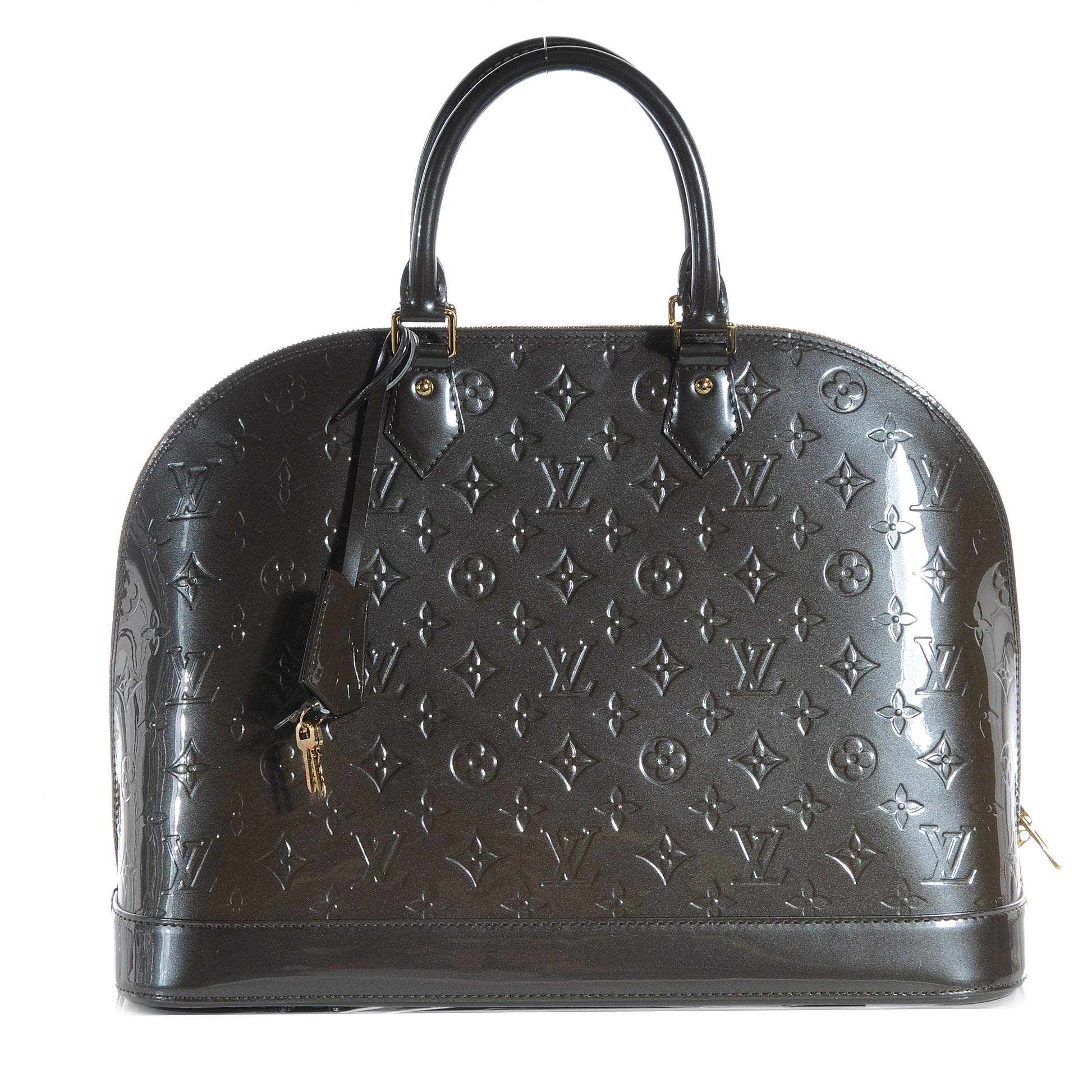 Louis Vuitton Vernis Alma GM Vert Bronze 1 of 8