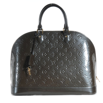 Louis Vuitton Vernis Alma GM Vert Bronze 1 of 8