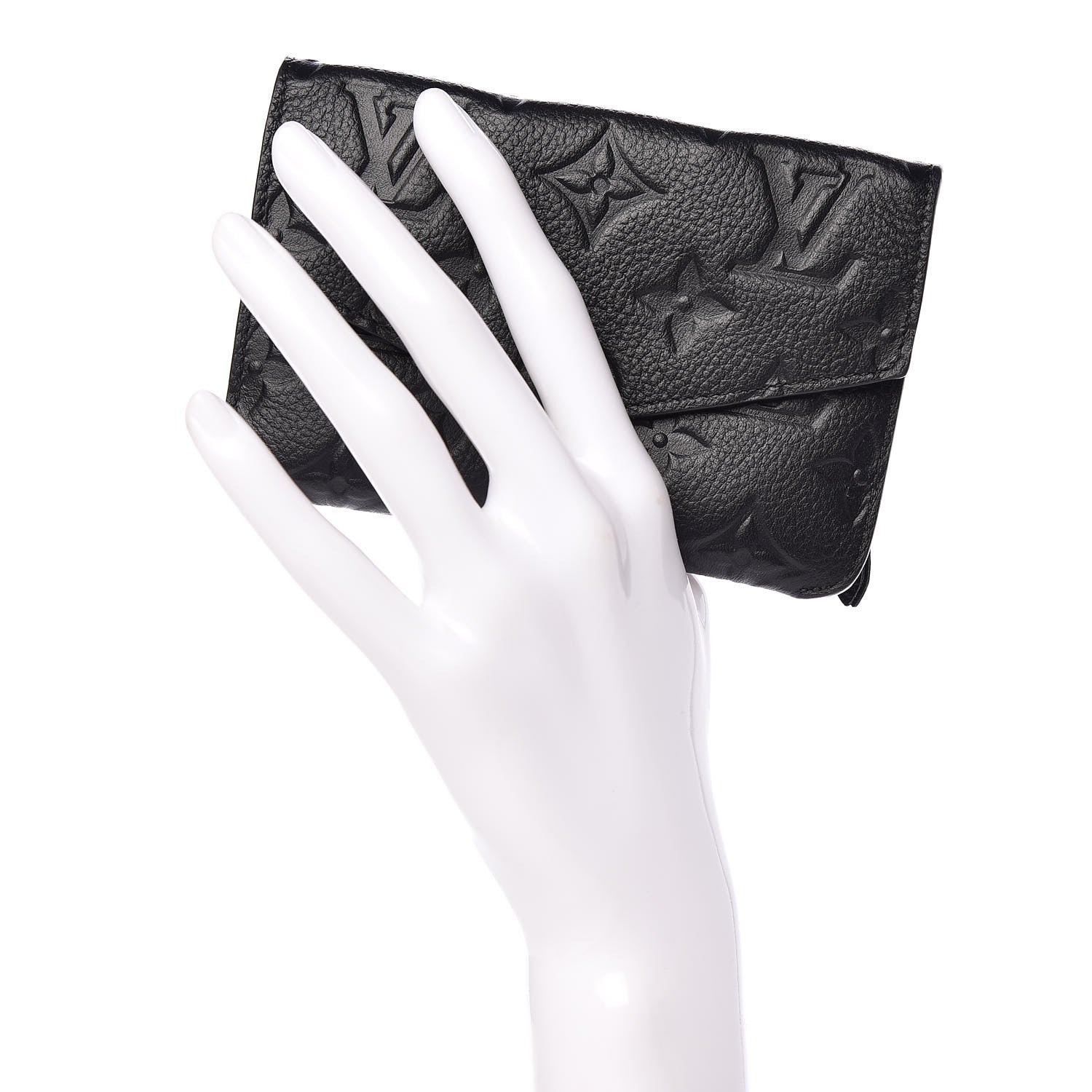Louis Vuitton Empreinte Key Pouch Black 2 of 8