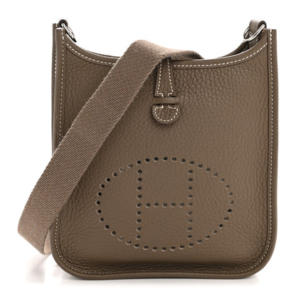 Hermes Taurillon Clemence Evelyne TPM Etoupe 1 of 11