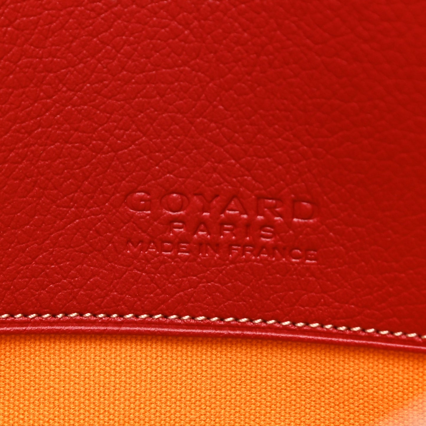 Goyardine Senat Pochette MM Red