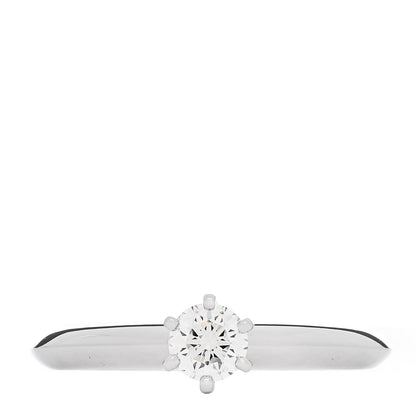 Tiffany Platinum Diamond .21ct Solitaire Engagement Ring 45 3.5 1 of 6