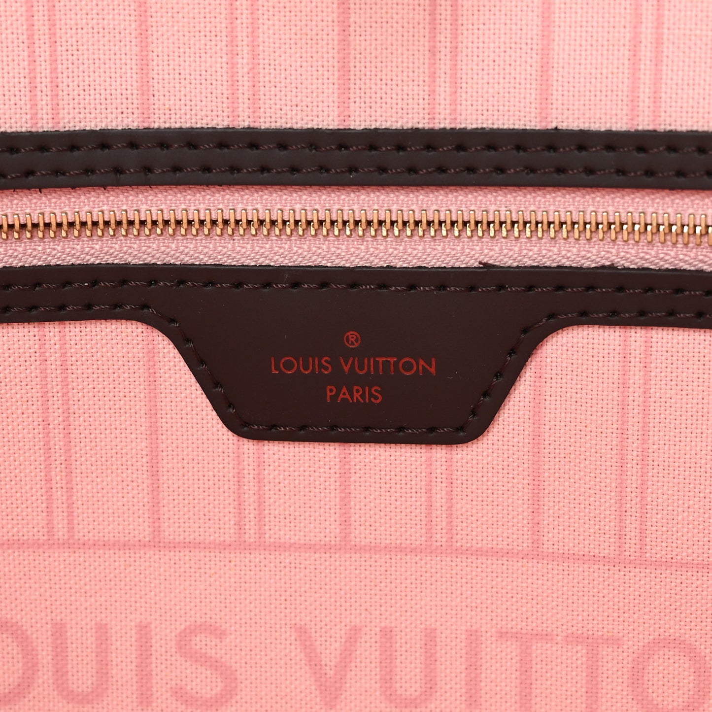 Damier Ebene Neo Neverfull MM Rose Ballerine